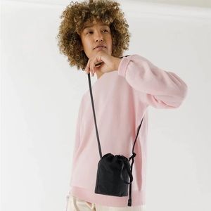 BAGGU Mini Bucket Bag in Black